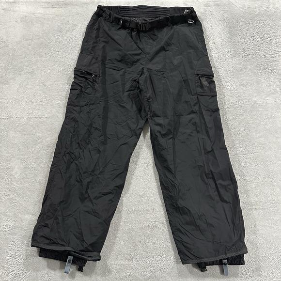 NIKE ACG FIT STORM Mens XL Black Waterproof Rain Pants Ski Pants 3 Layer